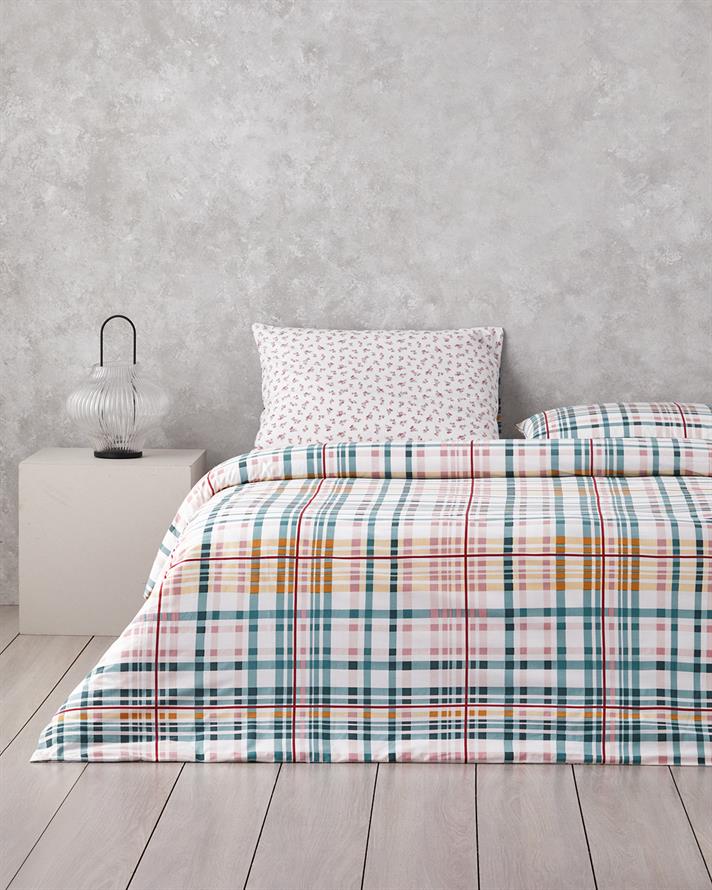 Wildflower Dream Pamuklu Tek Kişilik Nevresim Seti 160x220 cm Pembe