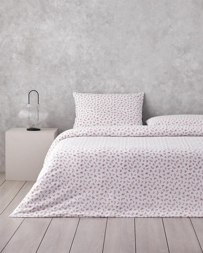 Wildflower Dream Pamuklu Tek Kişilik Nevresim Seti 160x220 cm Pembe