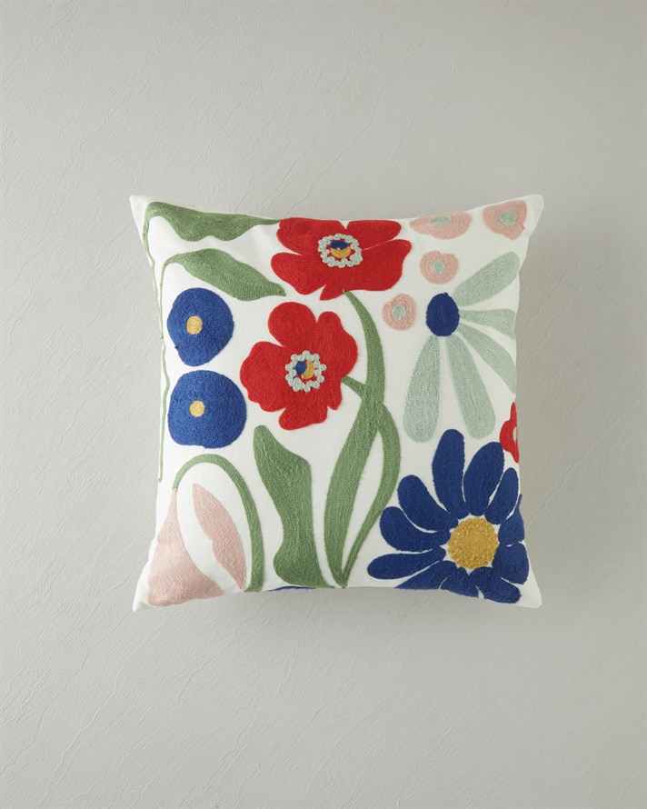 Wildflower Kırlent Kılıfı 45x45 cm Multicolor