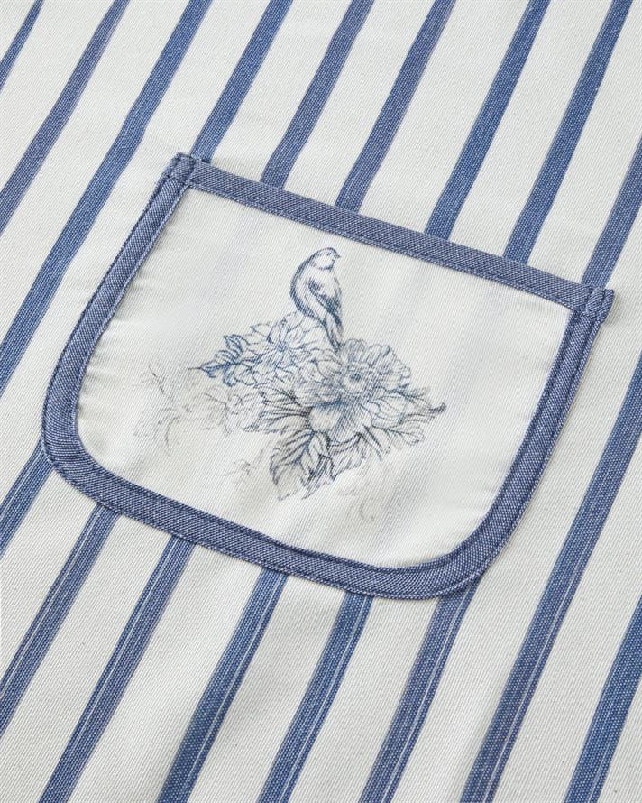 Wingle Pamuk Mutfak Önlüğü 65x75 cm Lacivert - Bej