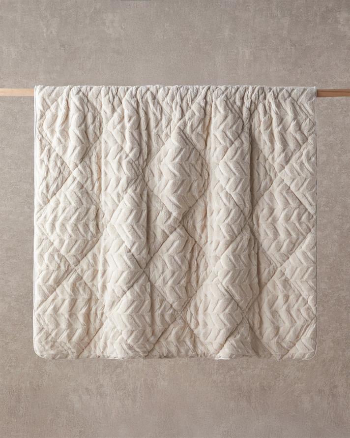 Wintera Sherpa Çift Kişilik Yorgan 195x215 cm Krem