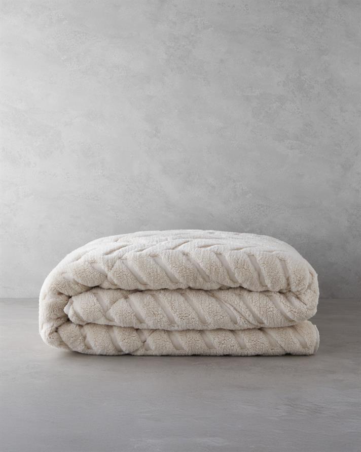 Wintera Sherpa Tek Kişilik Yorgan 155x215 cm Krem