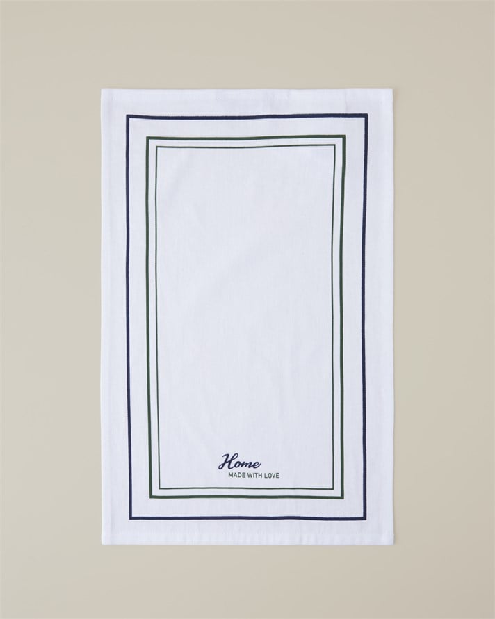 With Love Pamuk Polyester Kurulama Bezi 30x50 cm Lacivert – Yeşil