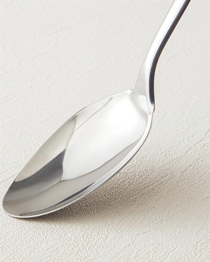 Woody Spoon Çelik Servis Kaşığı Kahve