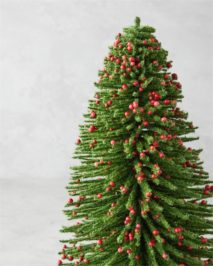 Yılbaşı Ağacı Dekoratif Obje 22 cm Yeşil