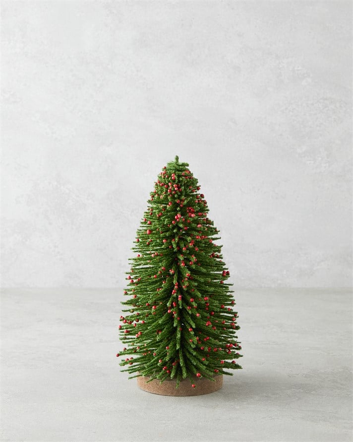 Yılbaşı Ağacı Dekoratif Obje 22 cm Yeşil