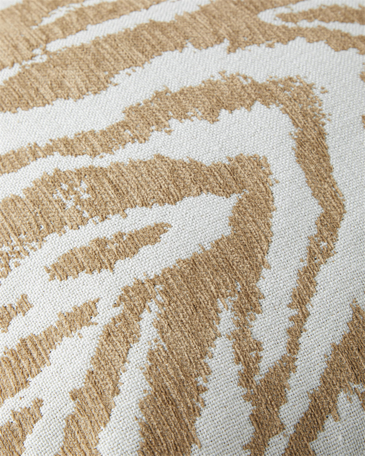 Zebra Dekoratif Kırlent 45x45 cm Bej