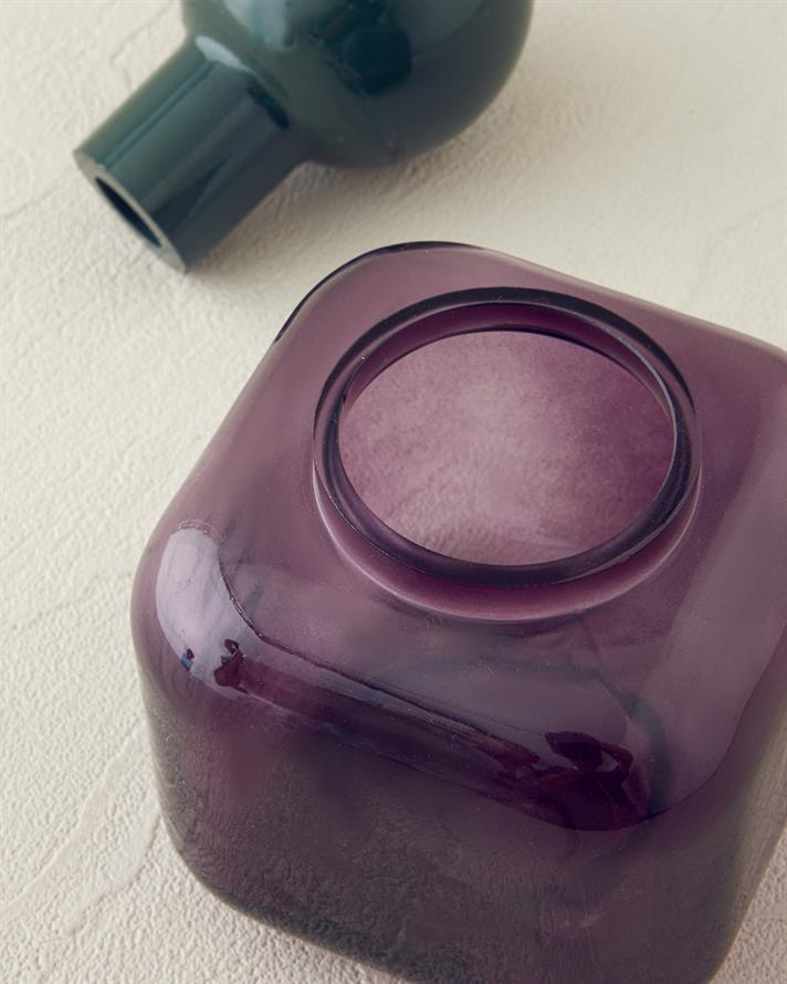 Zena Küp 8,5x8,5x13,0 cm Mor