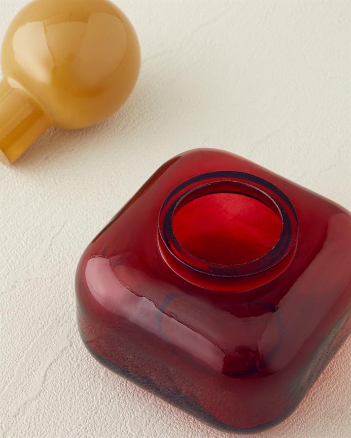 Zena Küp 9,5x9,5x12 cm Kırmızı