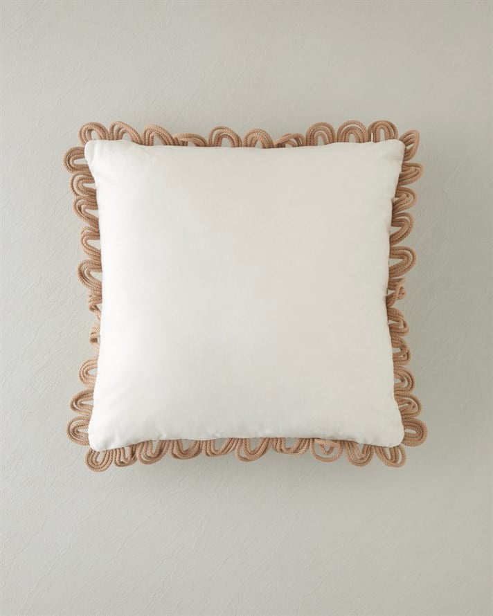 Zuma Kırlent Kılıfı 45x45 cm Bej