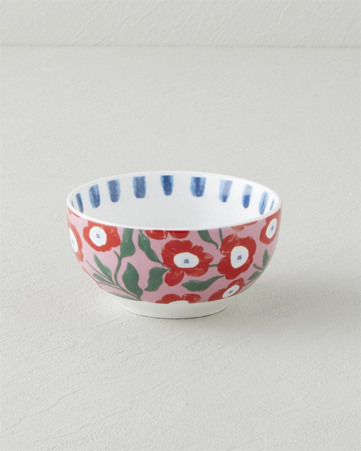 Bright Parade New Bone China Kase 22,5 cm Renkli