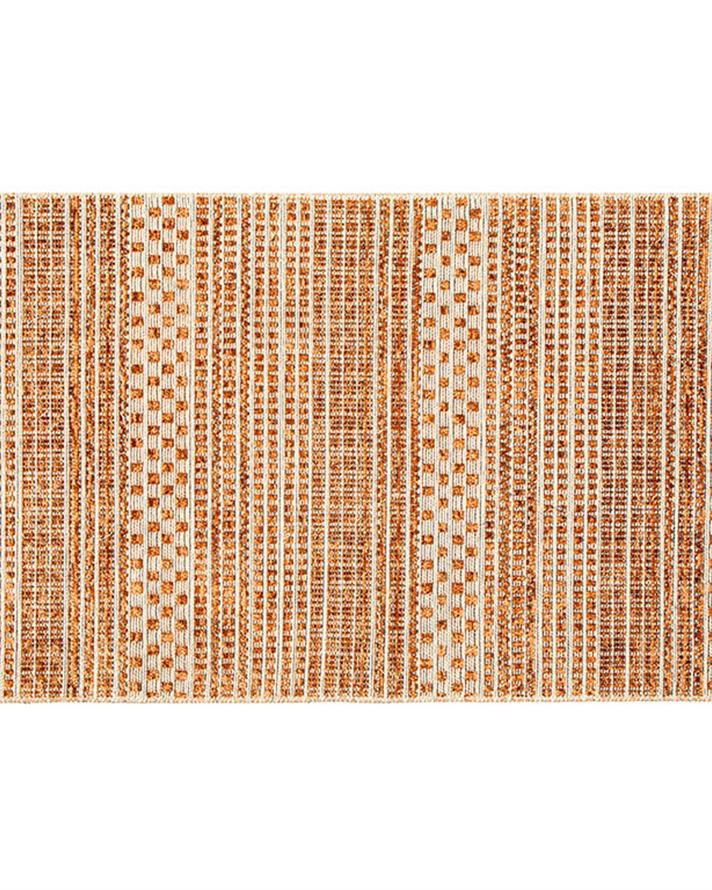 Cool Dotted Şönil-Jüt Halı 80x150 cm Terracotta 8680887439609