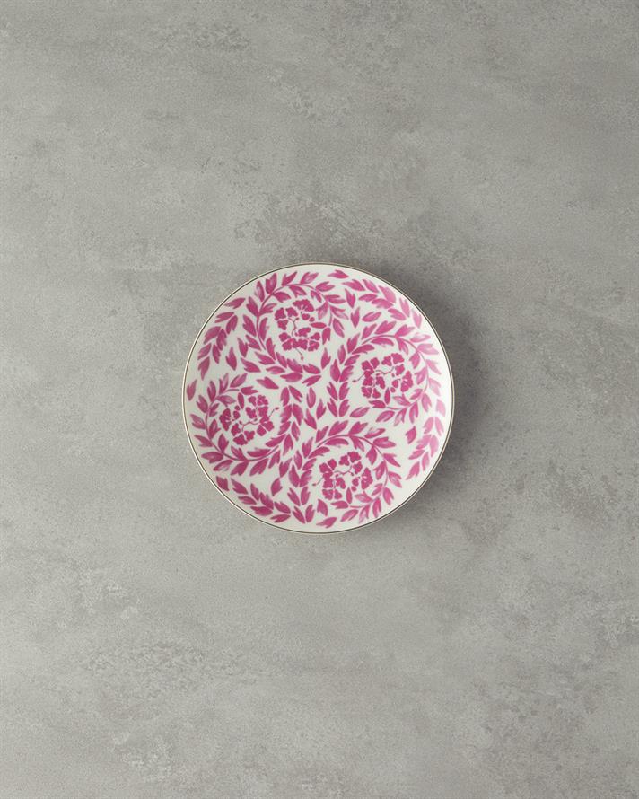 Piatto In Smalto Riso 20 Cm | Classico Bianco E Blu | Doppio Rivestimento Smaltato