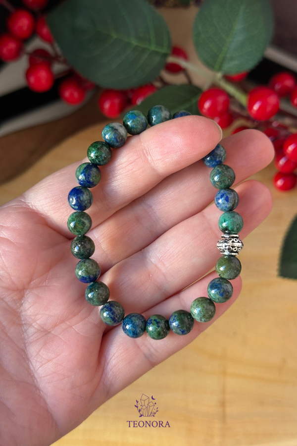 Azurit Taşlı Bileklik (8mm)