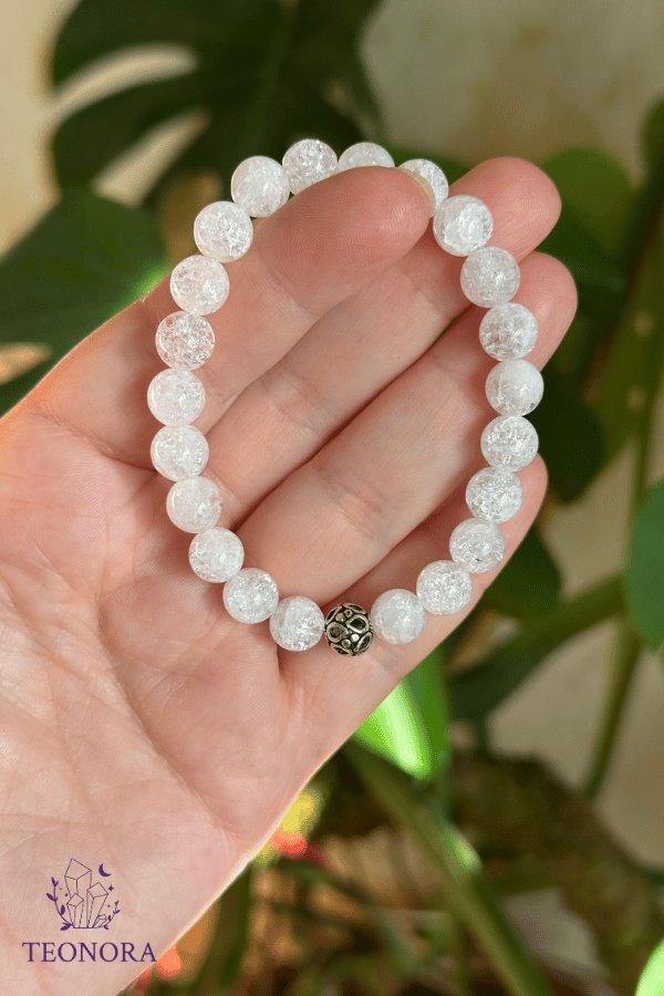 Necef Taşlı Gümüş Set (8 mm)