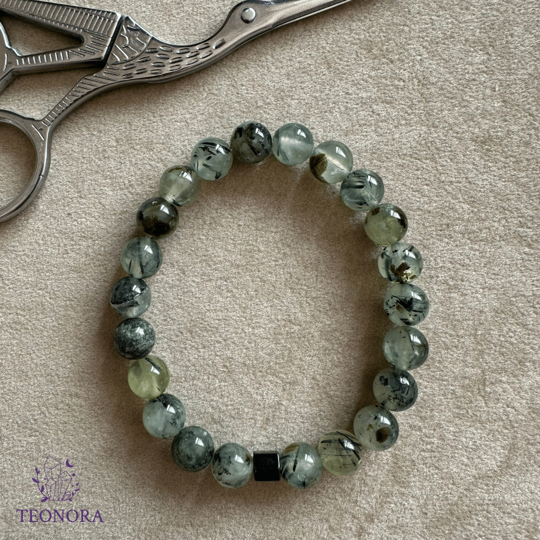 Prehnite Taşlı Bileklik (8mm)