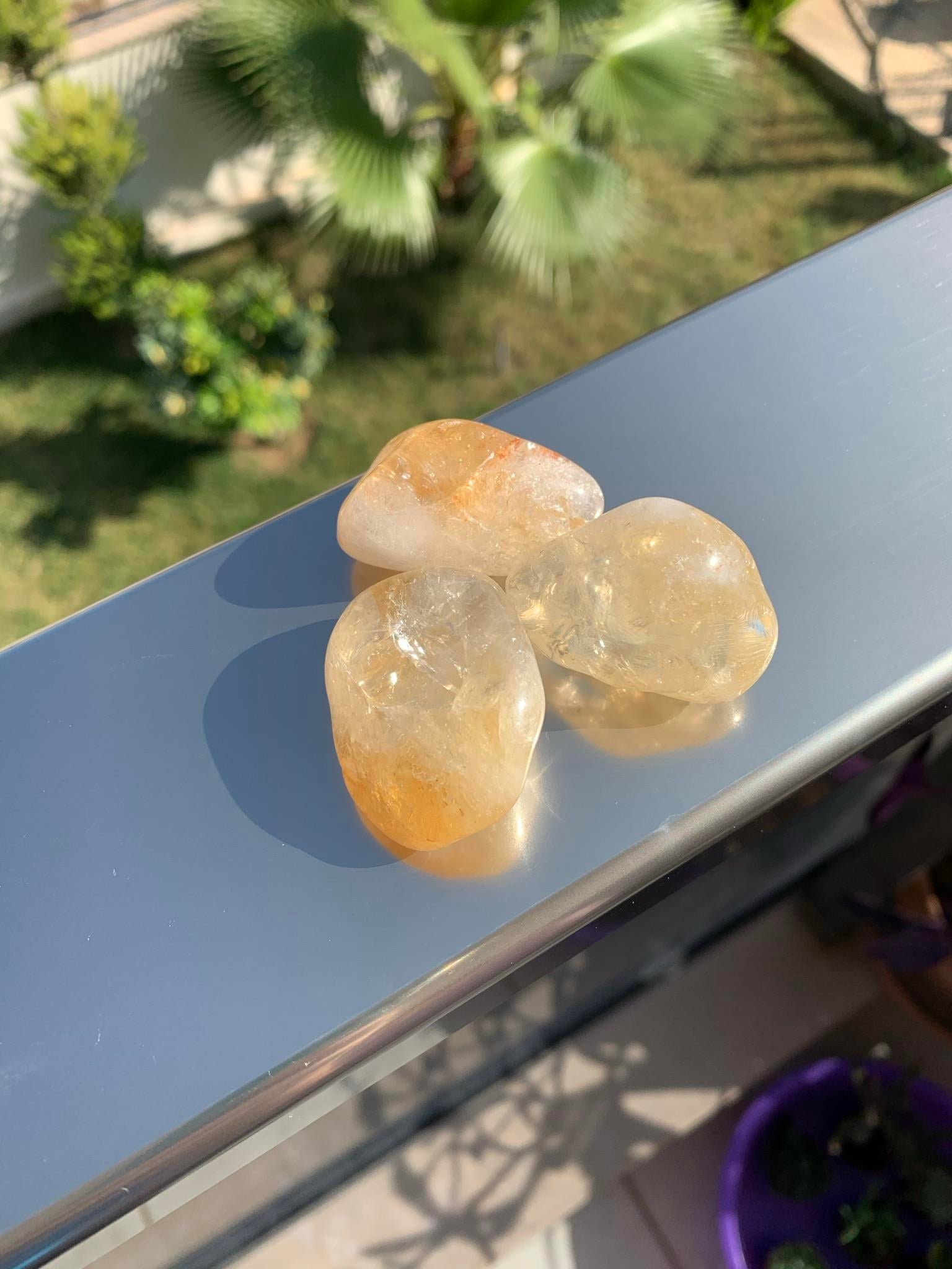 Sitrin Tamburlu Doğal Taş