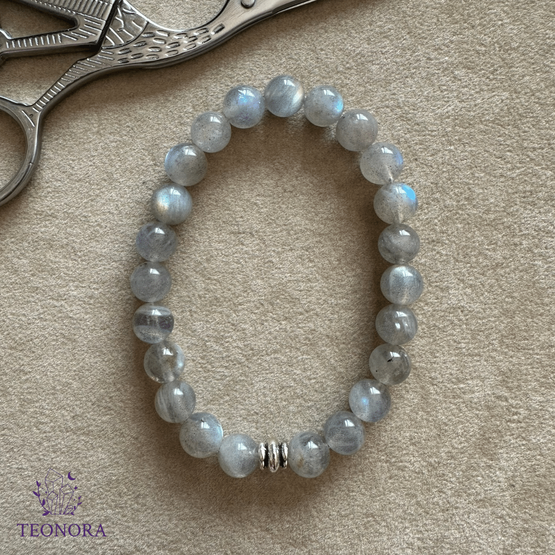 Labradorit Taşlı Bileklik (8mm)