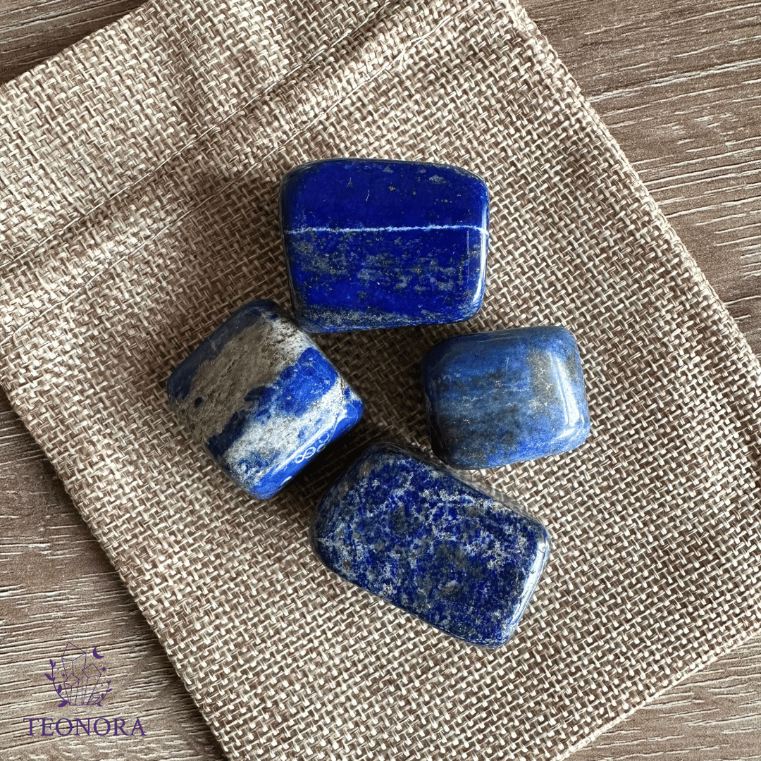Lapis Lazuli Tamburlu Doğal Taş