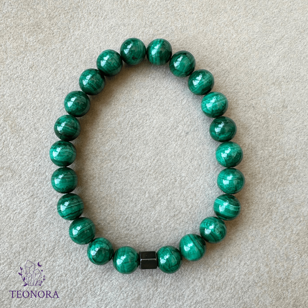 Malakit (Malahit) Taşlı Bileklik (8mm)