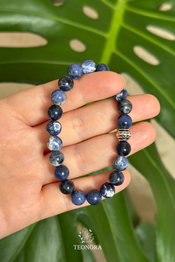 Sodalit Taşlı Bileklik (8mm)