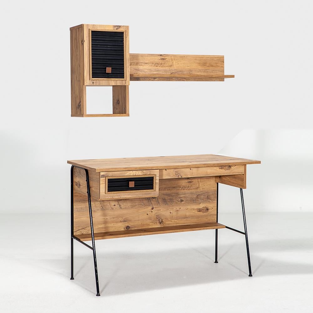 Arya Çalışma Masası - Atlantik Çam&Siyah