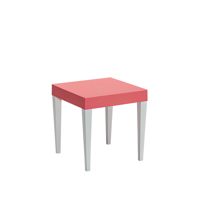 Junior Çocuk Kare Masa- Pembe