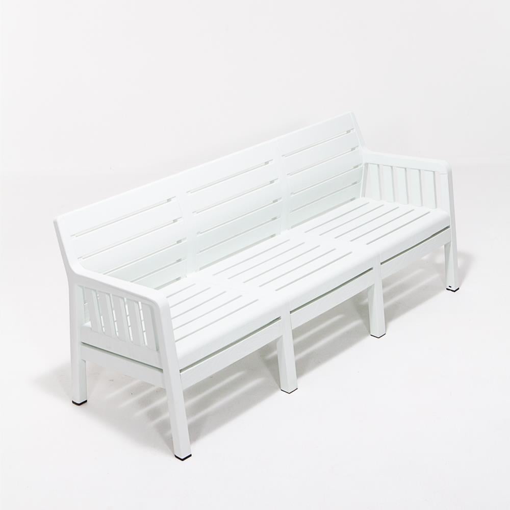 Lara Mindersiz Üçlü Bahçe&Balkon&Teras Koltuk - Beyaz