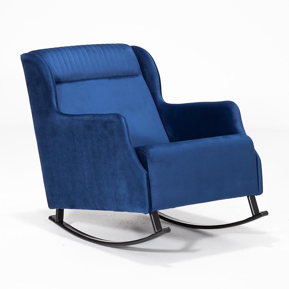 Nepal Sallanır Berjer Tv Koltuğu Dinlenme Koltuğu - Lacivert