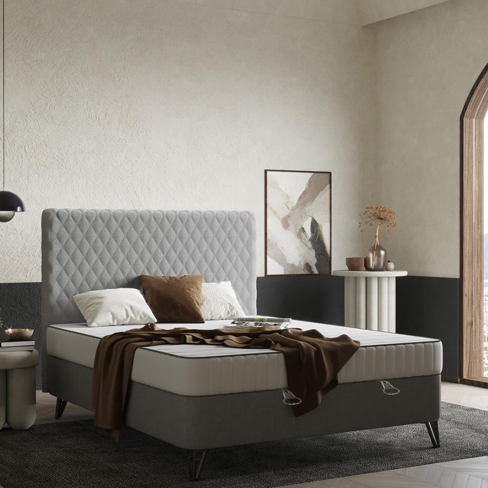 Pro Çift Kişilik Kumaş Yatak Seti (baza Başlık Yatak )