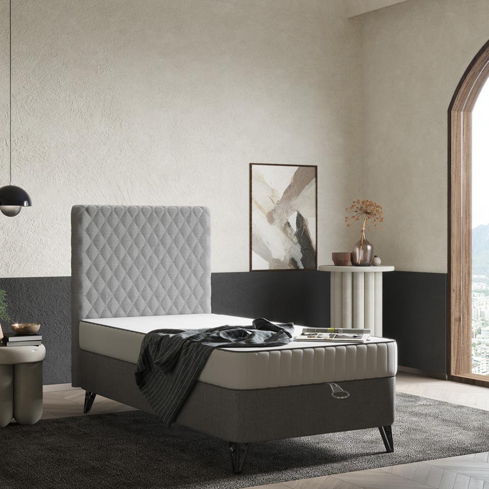 Pro Tek Kişilik Kumaş Yatak Seti (baza Başlık Yatak )