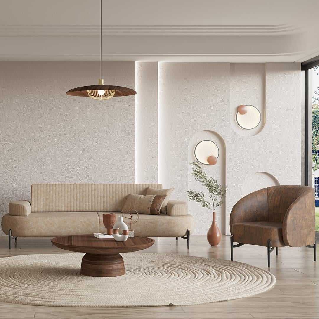 Cross 3+1 Salon&oturma Odası Koltuk Takımı - Krem&Kahve