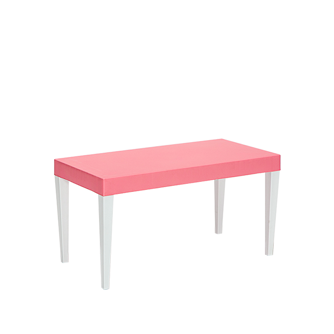 Junior Çocuk Dikdörtgen Masa- Pembe