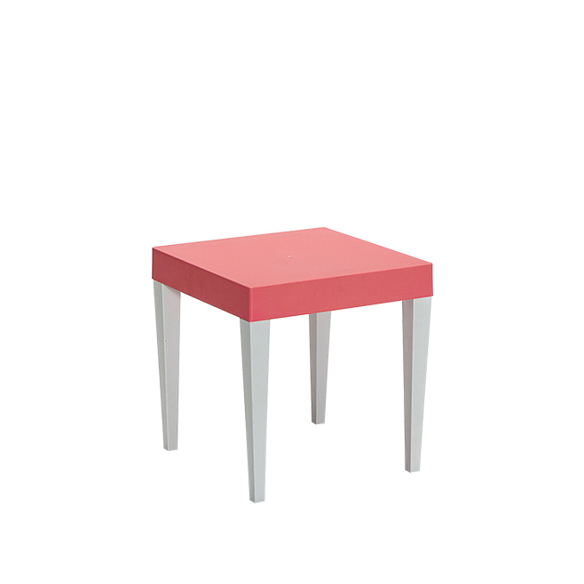 Junior Çocuk Kare Masa- Pembe