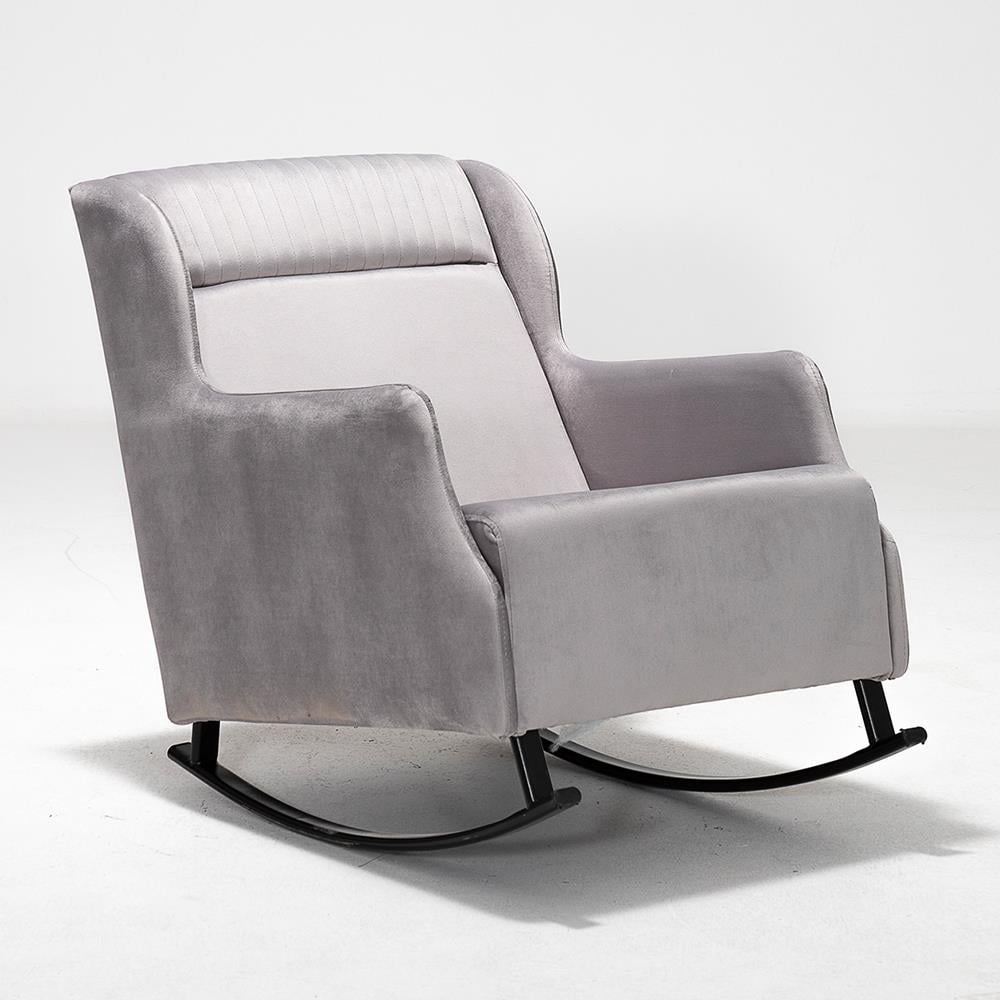 Nepal Sallanır Berjer Tv Koltuğu Dinlenme Koltuğu - Gri