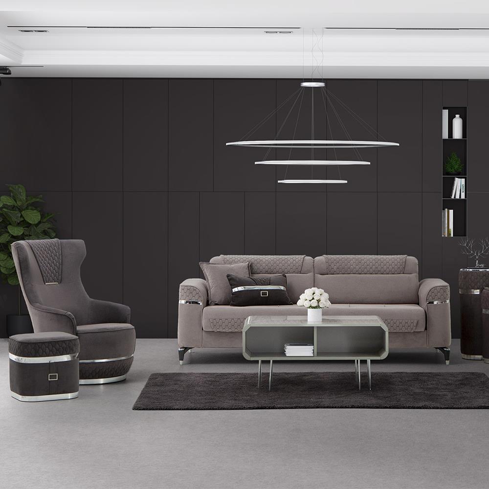 Veyron 3+1 Salon&oturma Odası Koltuk Takımı - Antrasit