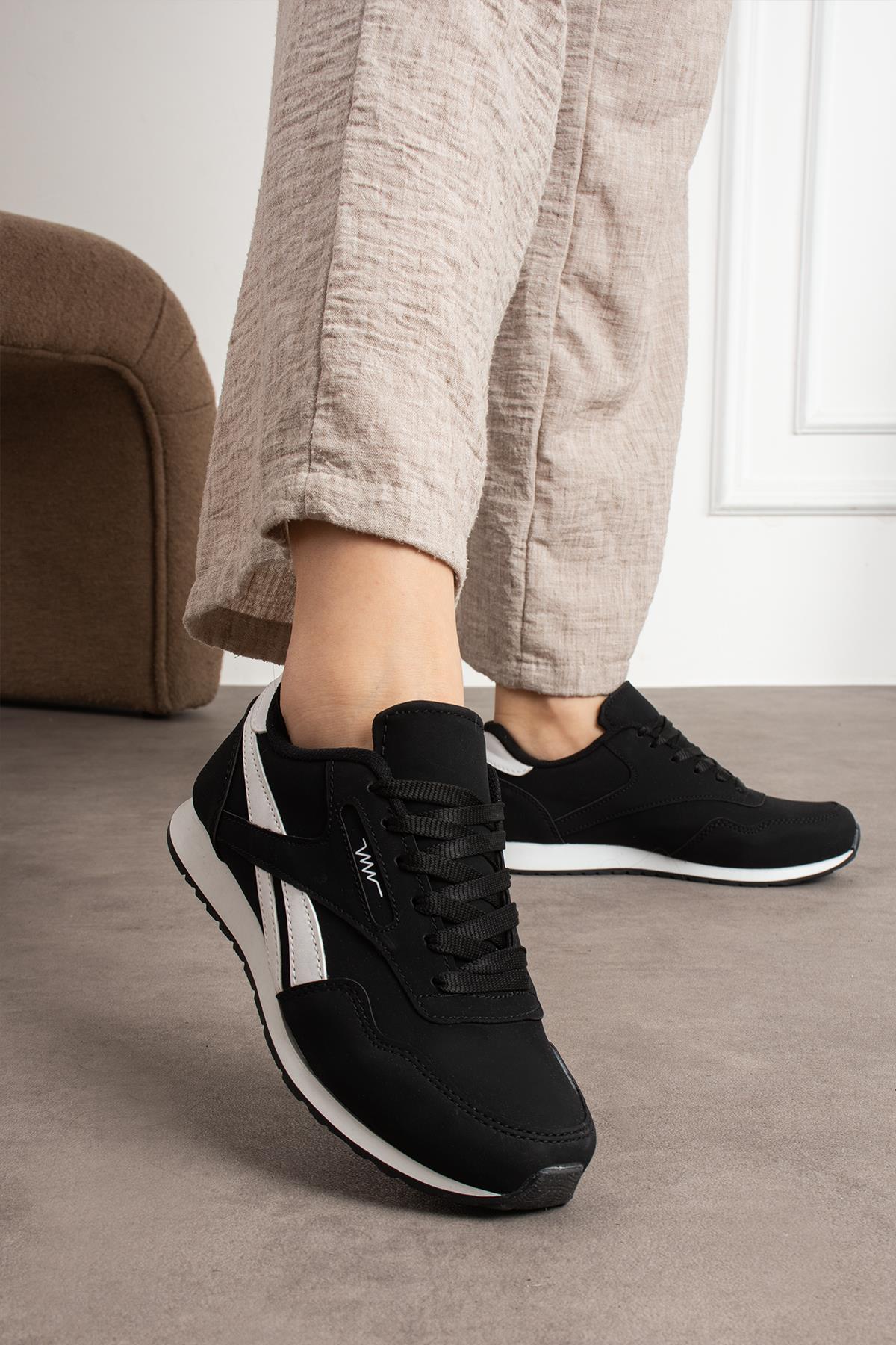 GÜNLÜK RAHAT BAĞCIKLI UNİSEX SNEAKER ERGONOMİK ESNEK TABAN