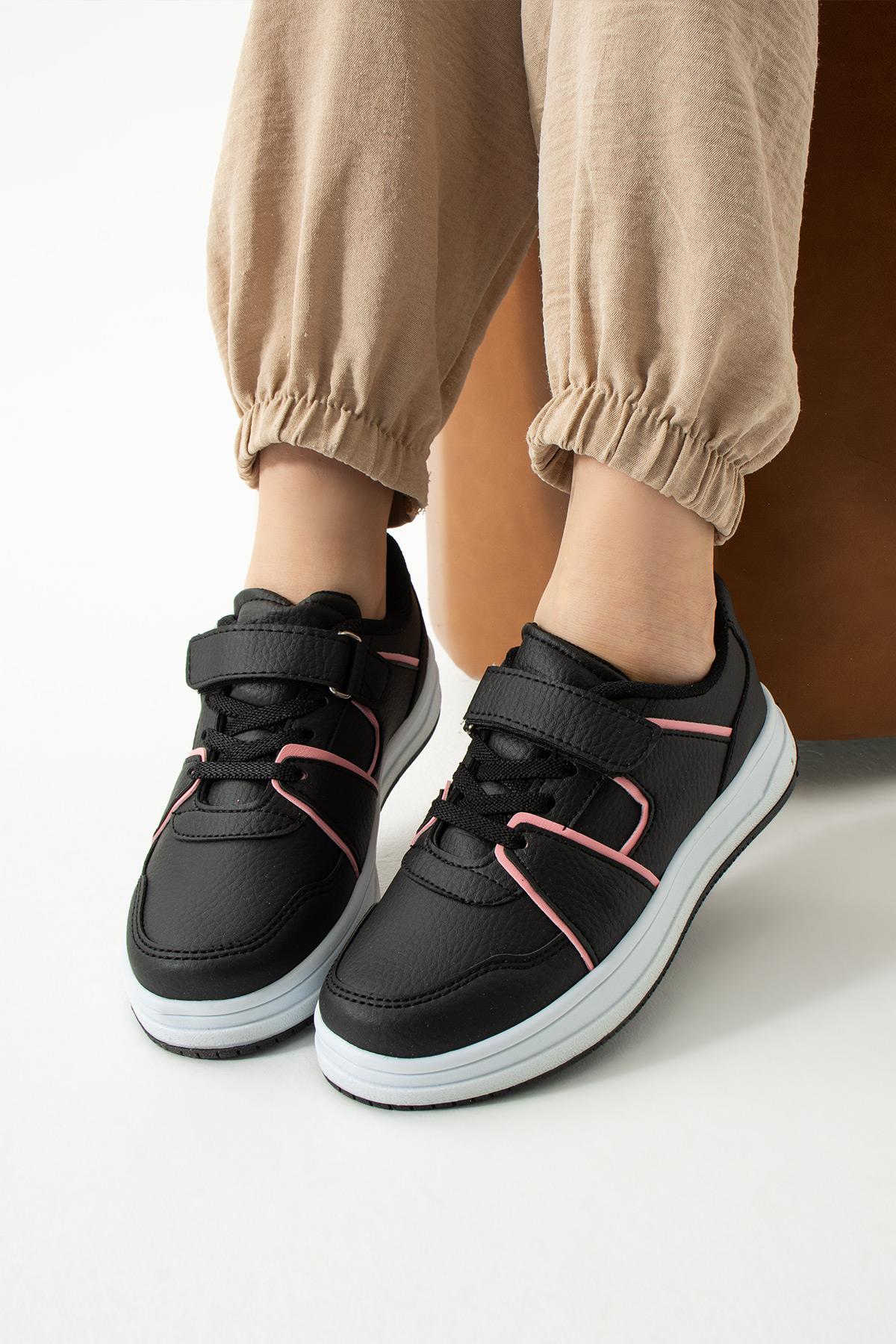 SNEAKER ÇOCUK SPOR AYAKKABI RAHAT ESNEK ERGONOMİK OKUL ve DIŞARISI İÇİN UYGUN SUYA DAYANIKLI