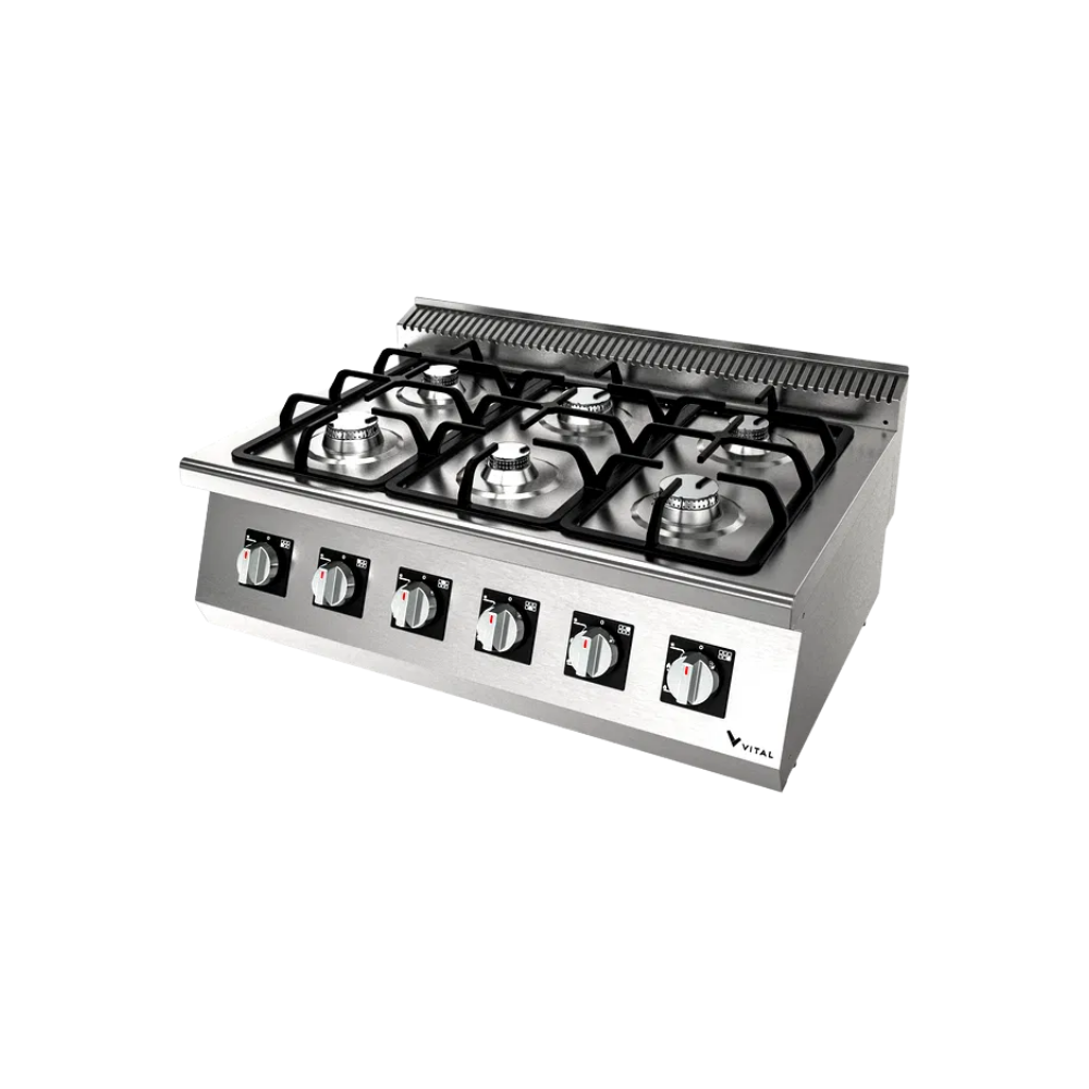 Gastrotech GKO6030 – 6 Brülörlü Gazlı Ocak