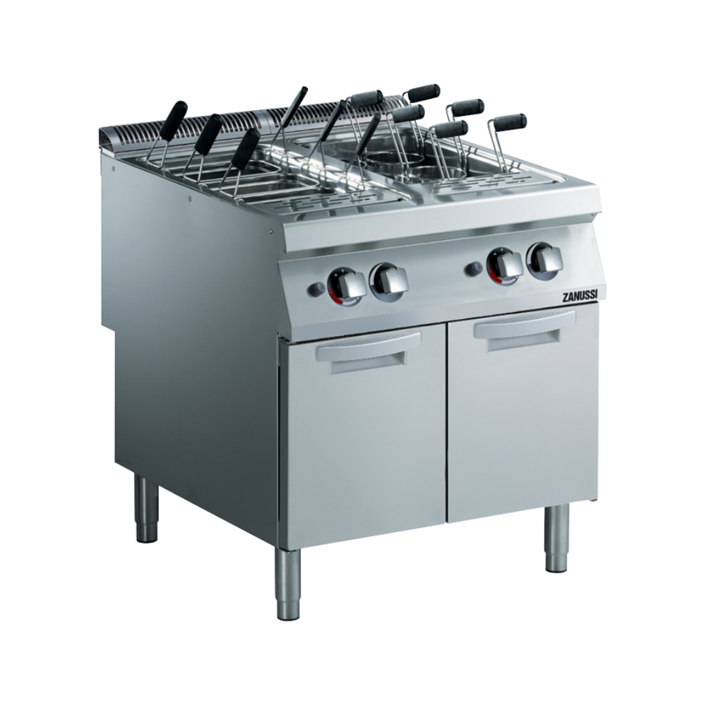 Zanussi EVO 900 – 2x40 Lt Gazlı Dolaplı Makarna Pişirici (392112)