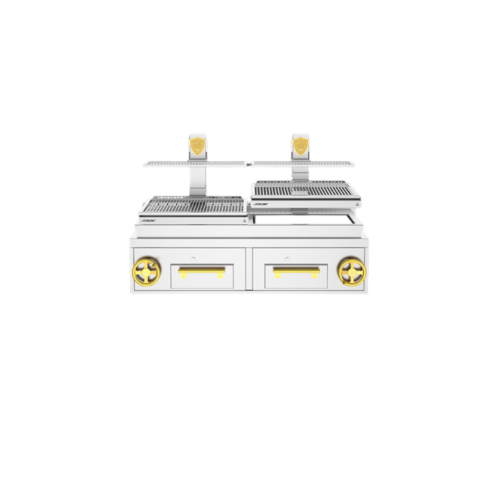 Josper PVJ-76-2-1-CT – Yüksek Kapasiteli Çift Katlı Kömürlü Izgara