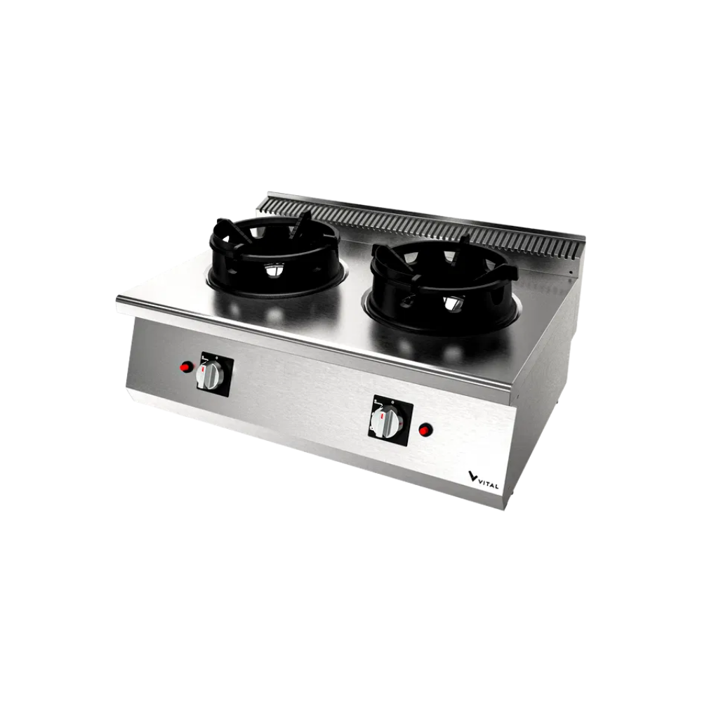 Gastrotech GKW6030 – 2 Brülörlü Gazlı Wok Ocak