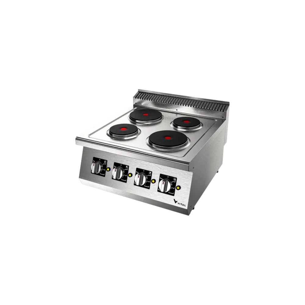 Gastrotech EKO6020 – 4 Yuvarlak Pleytli Elektrikli Ocak