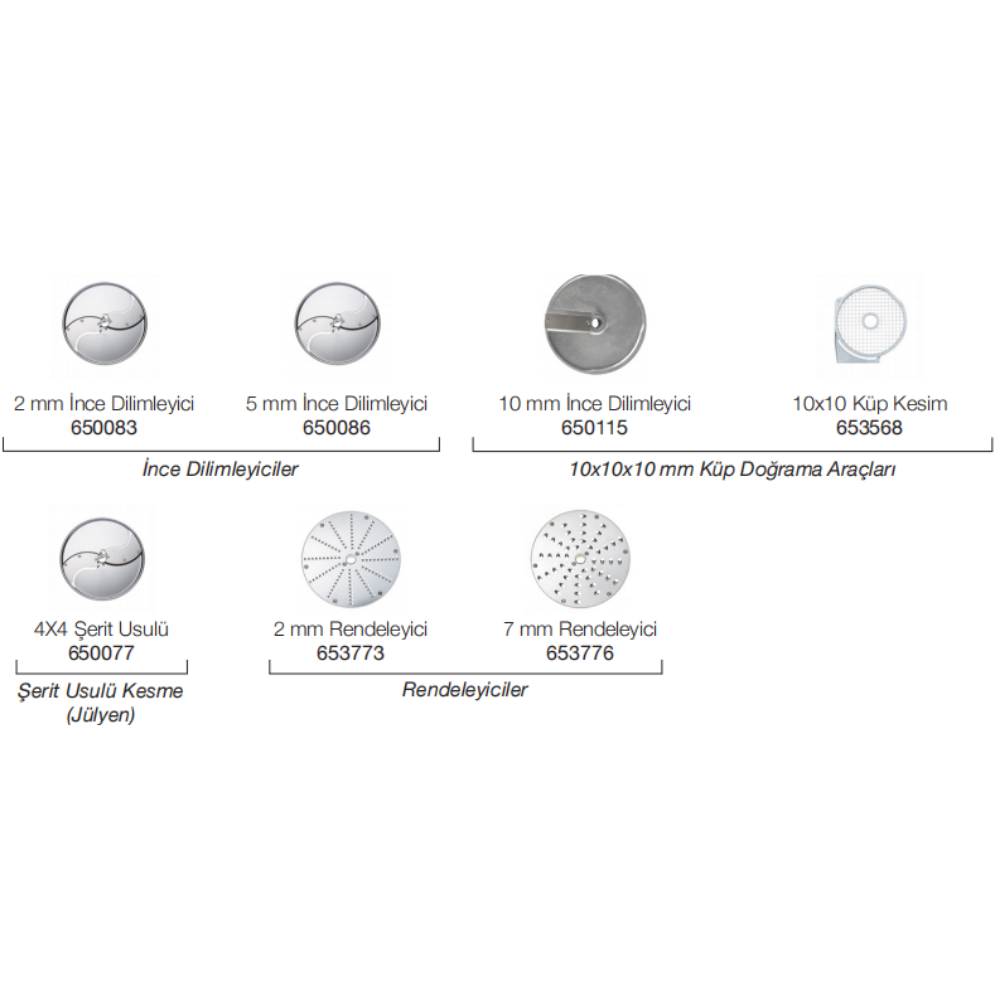 Dito Sama 650114 – 7'li Disk Takımı