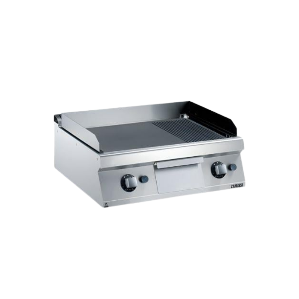 Zanussi – Elektrikli ⅔ Düz + ⅓ Nervürlü Izgara, Krom Kaplamalı (372347)