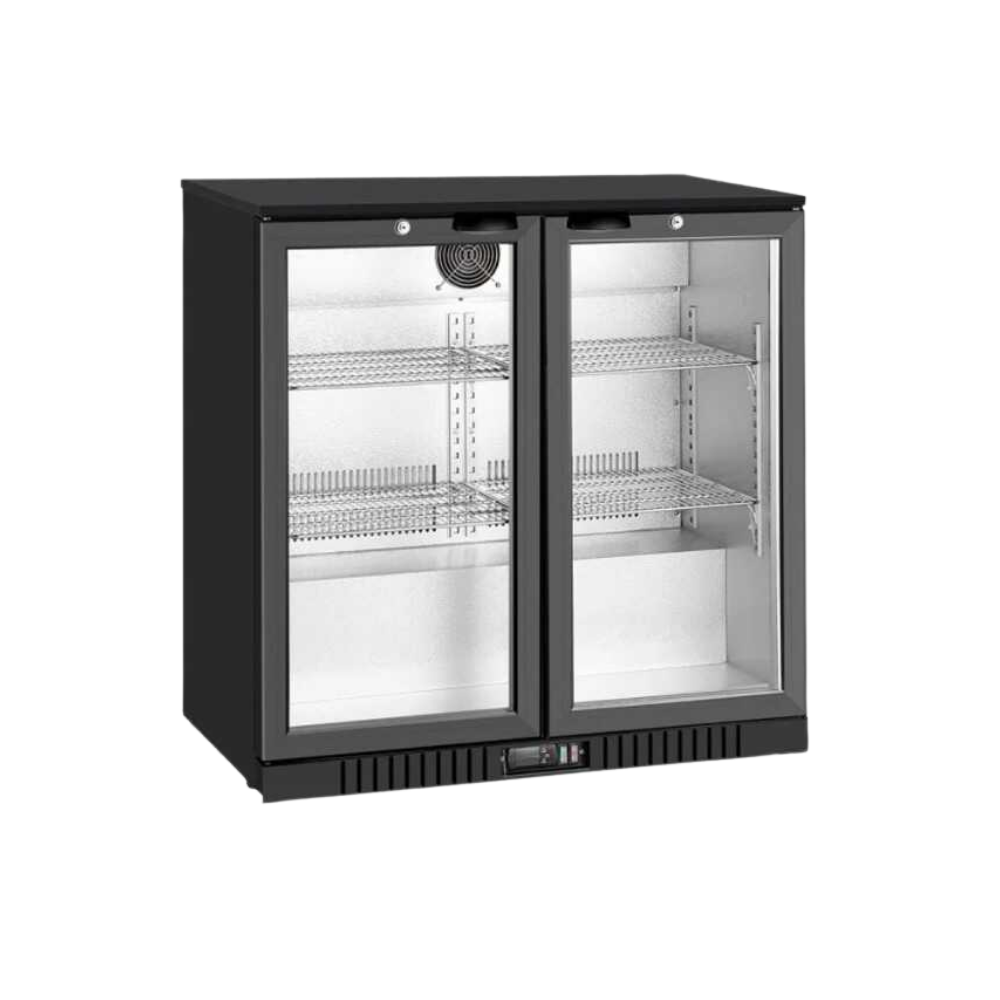 KEF FR250 Inox (Glass Door) – Paslanmaz Çelik Cam Kapılı Endüstriyel Soğutucu