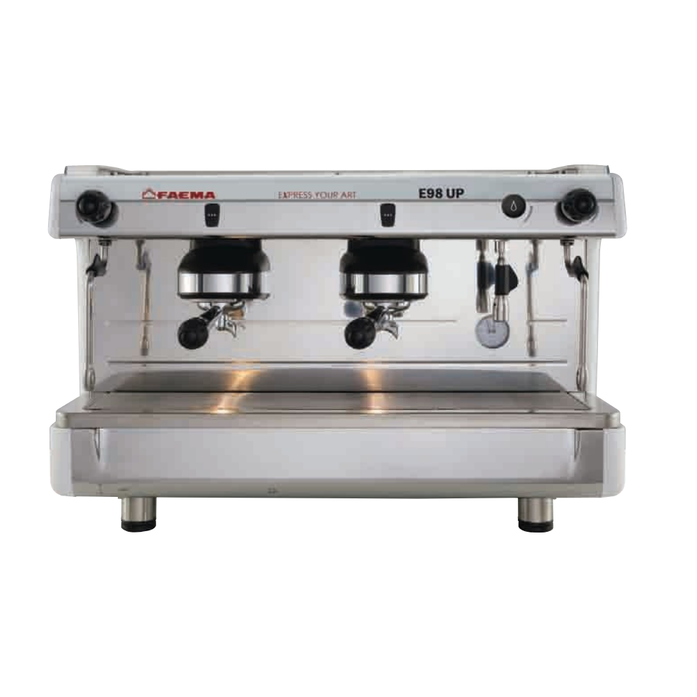 Faema E98 UP  Yarı Otomatik Espresso Kahve Makinesi 2 Gruplu Beyaz