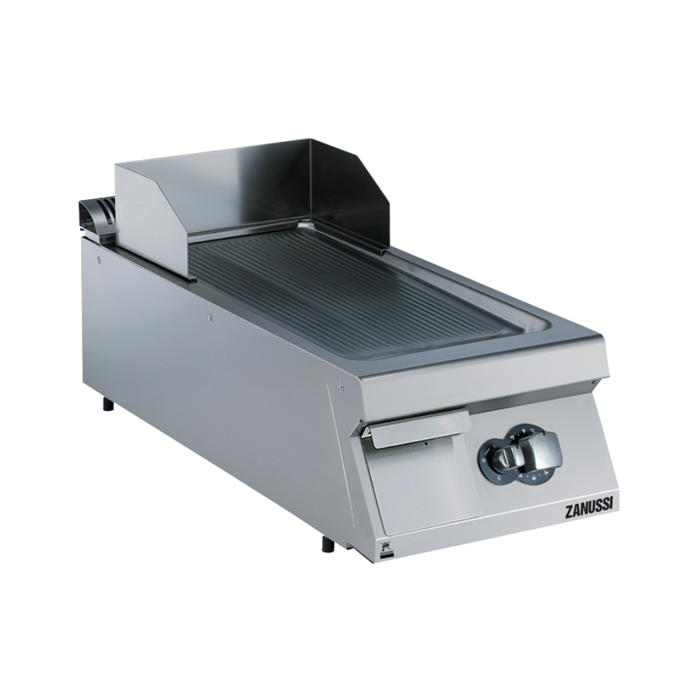 Zanussi EVO 900 – Gazlı Nervürlü Izgara, Krom Kaplamalı (392354)