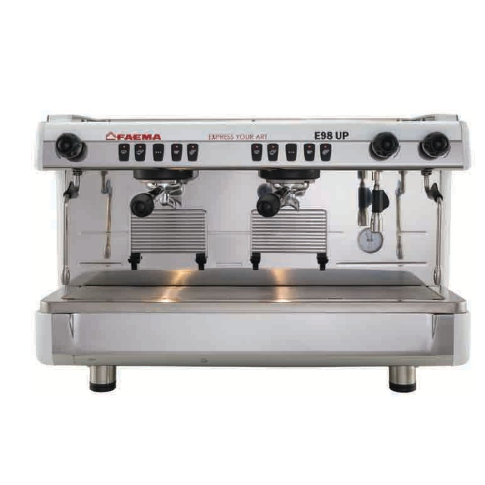 Faema E98 UP A Serisi Tall Cup  Otomatik dozaj ayarlı 2 Gruplu Espresso Makinesi 