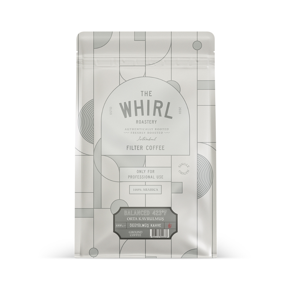 THE WHIRL FILTRE BALANCED FS 423°F – 1 KG Öğütülmüş Filtre Kahve X 10 Adet